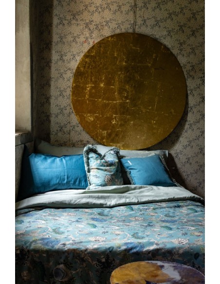 Pure Reversible Bedspread in Linen/Cotton