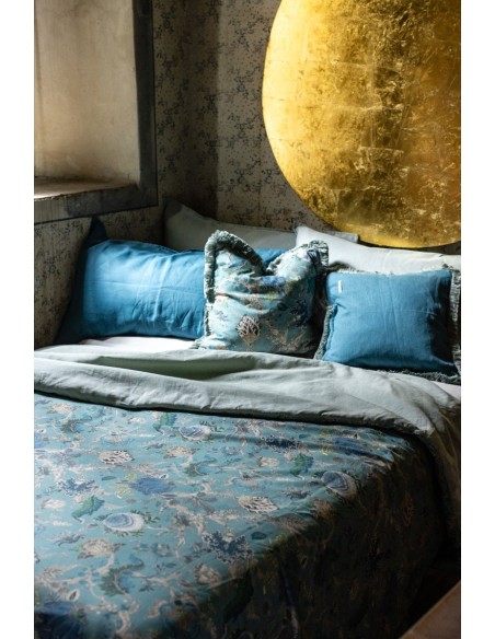 Copriletto Pure in Lino/Cotone