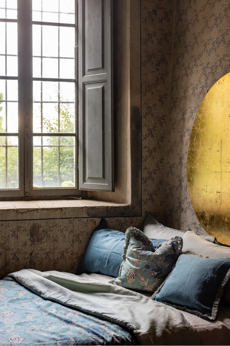 Copriletto Pure in Lino/Cotone