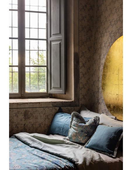 Pure Reversible Bedspread in Linen/Cotton