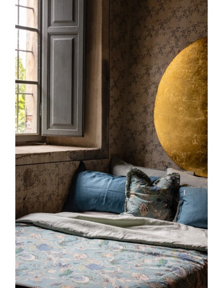 Pure Reversible Bedspread in Linen/Cotton