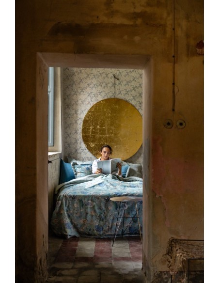 Pure Reversible Bedspread in Linen/Cotton