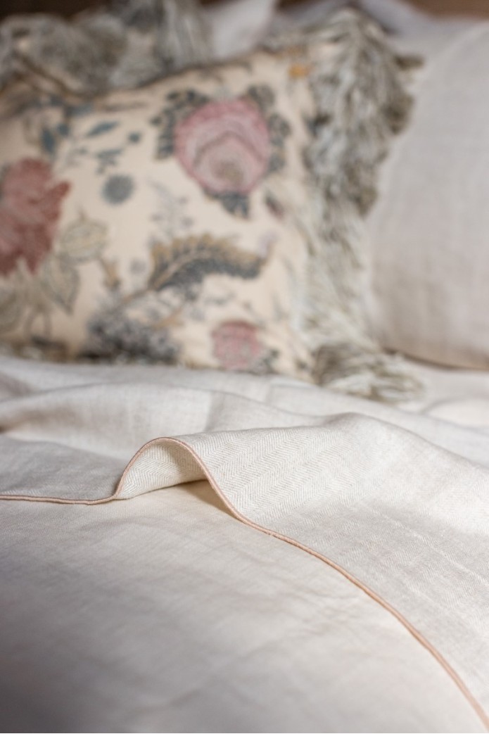 Lenzuolo Filo in Lino Jacquard