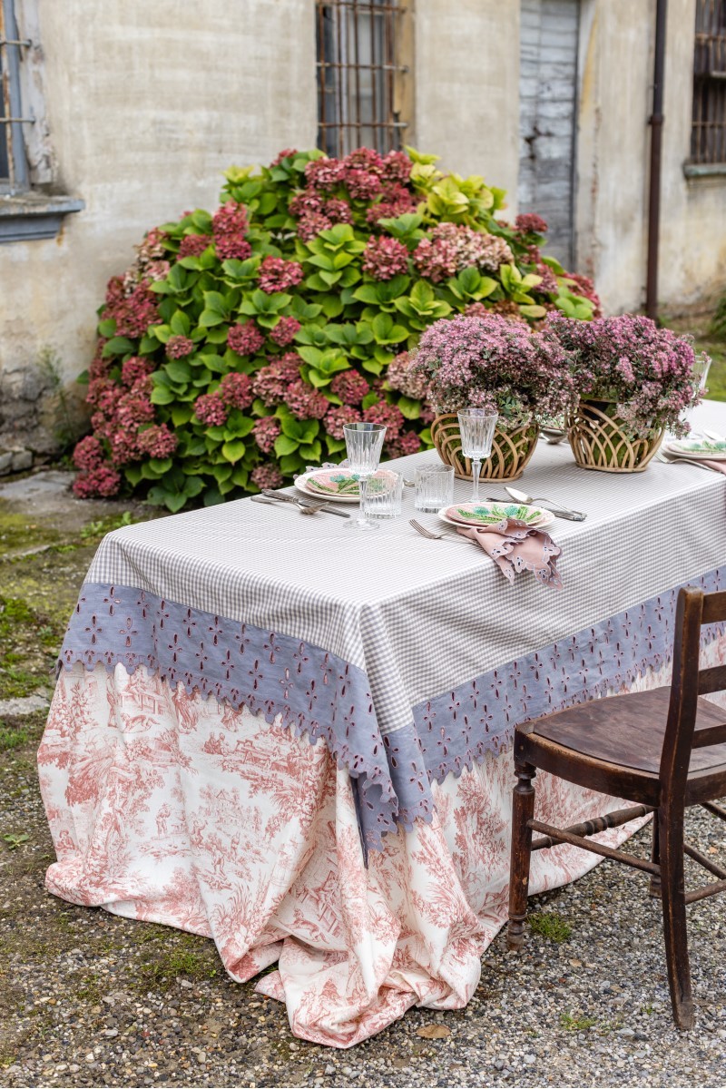 Nappe en coton Amalfi enduit