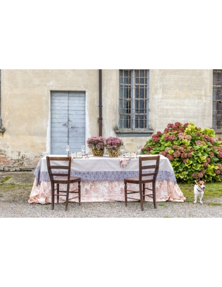 Nappe en coton Amalfi enduit