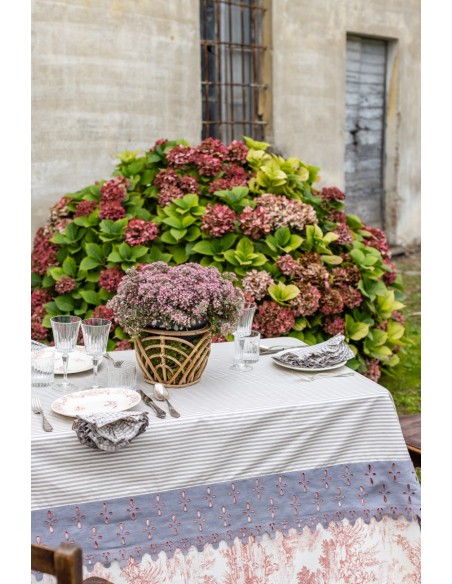 Nappe en coton Amalfi enduit