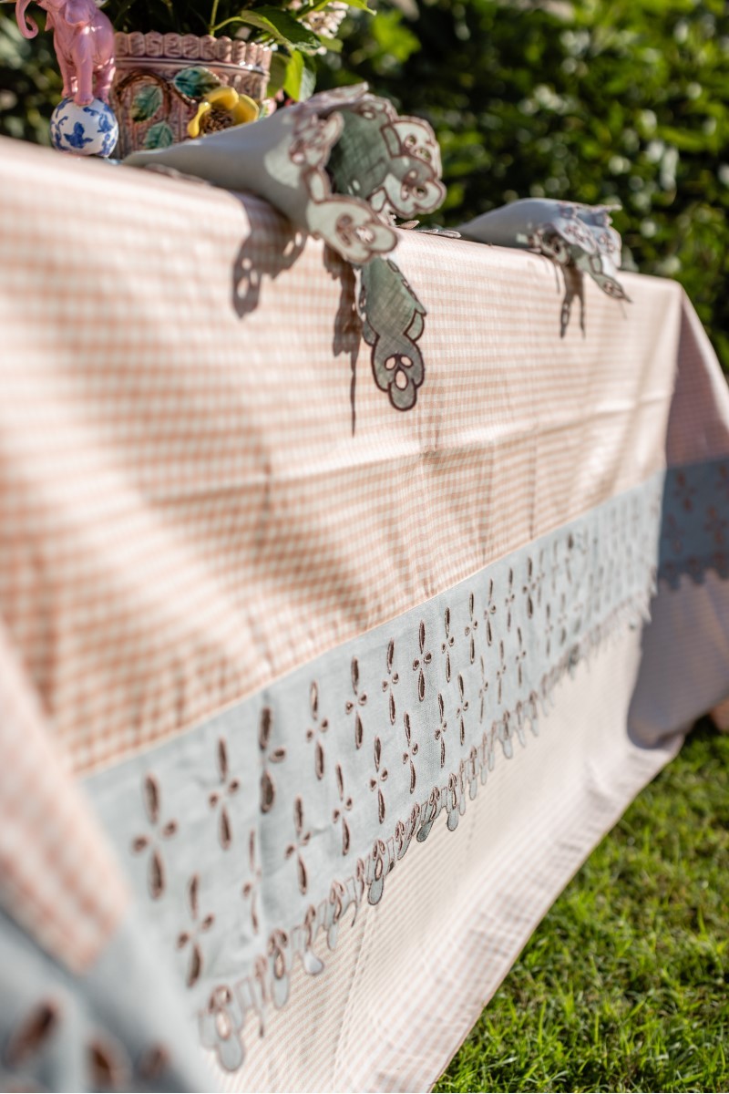 Nappe en coton Amalfi enduit