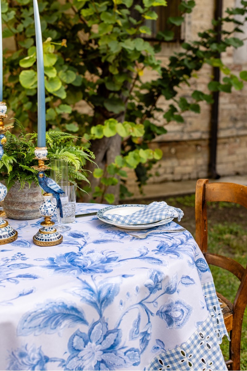 Nappe en coton Amalfi enduit