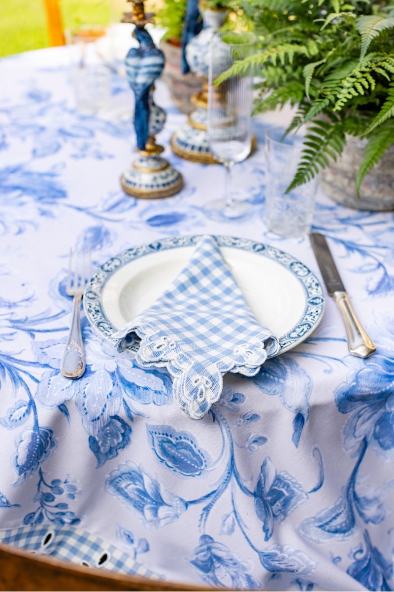 Nappe en coton Amalfi enduit