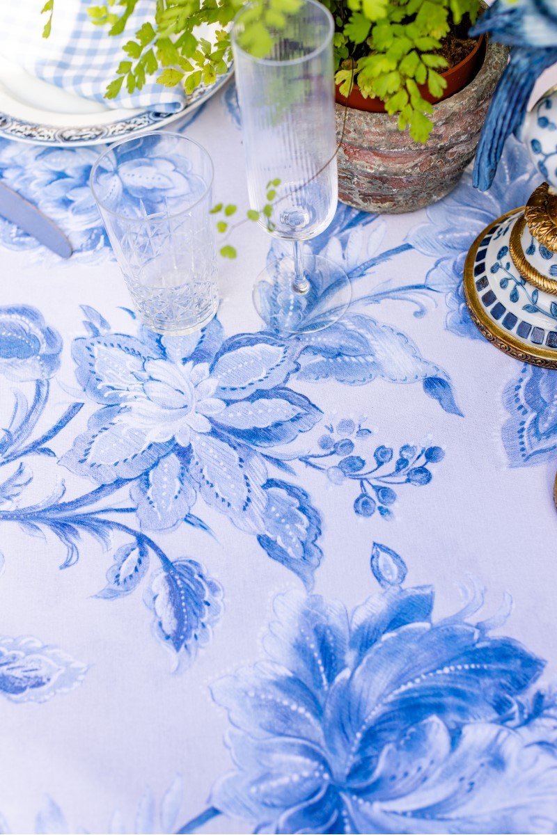 Nappe en coton Amalfi enduit