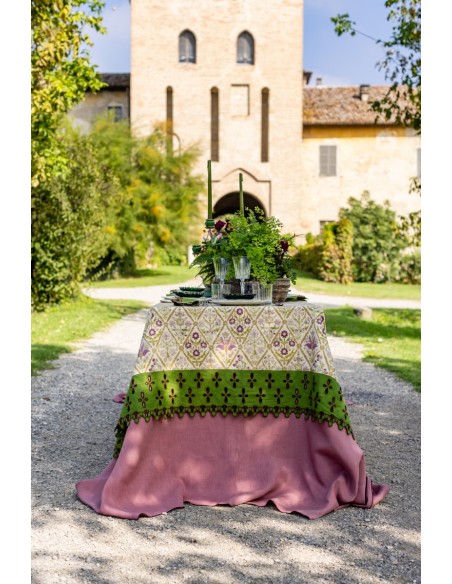 Nappe en coton Amalfi enduit