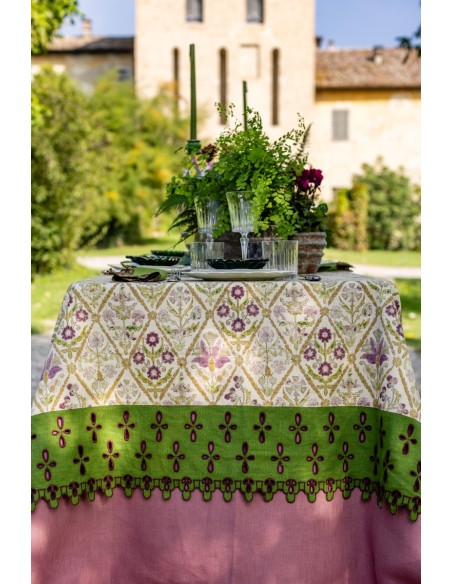 Nappe en coton Amalfi enduit