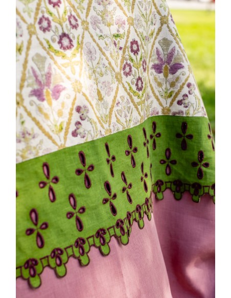 Nappe en coton Amalfi enduit