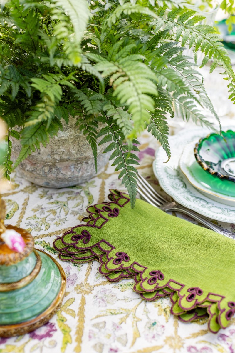 Nappe en coton Amalfi enduit