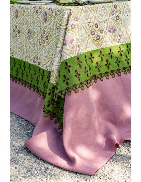 Nappe en coton Amalfi enduit