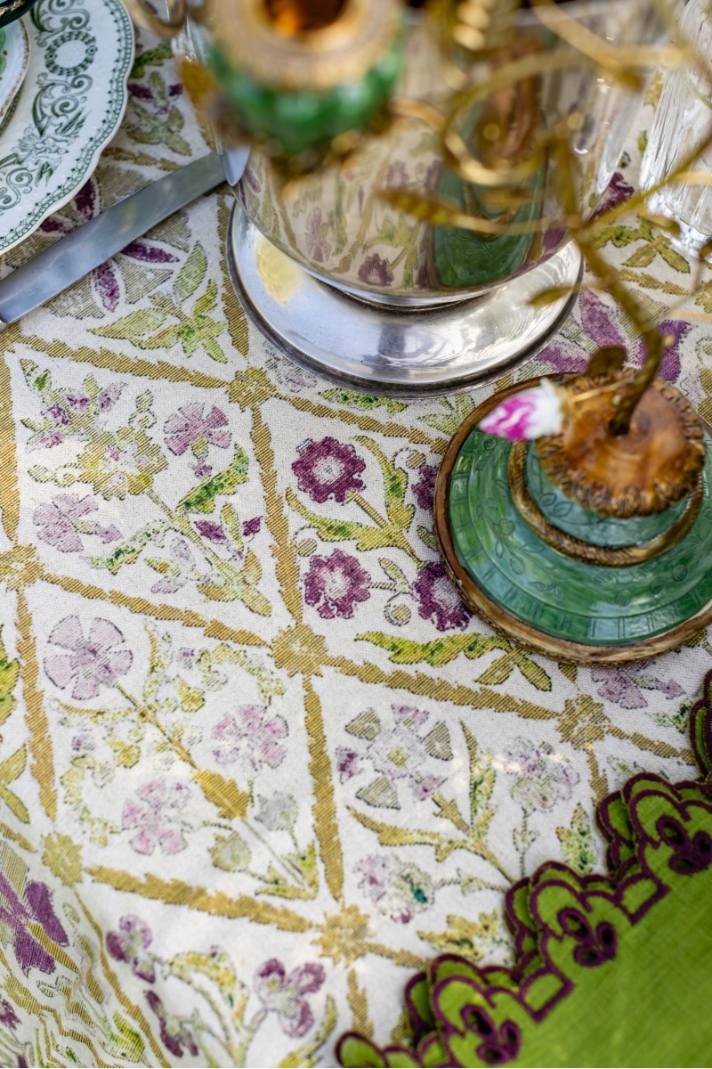 Nappe en coton Amalfi enduit