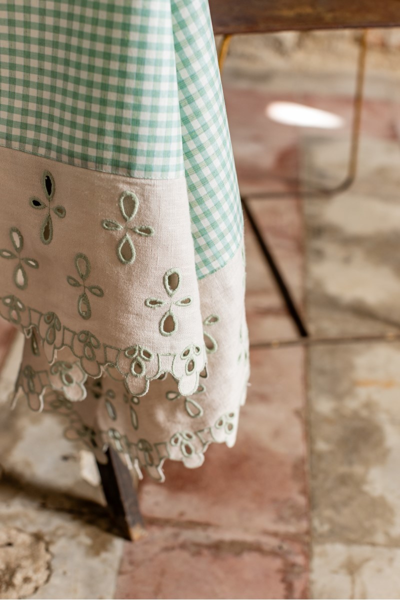 Nappe en coton Amalfi enduit