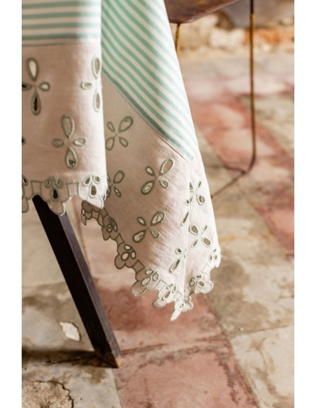 Nappe en coton Amalfi enduit