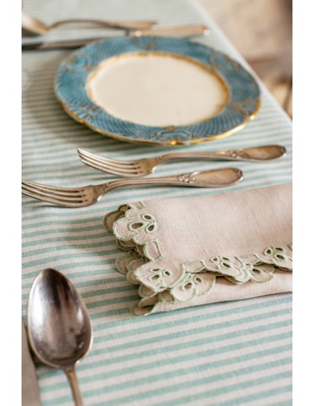 Nappe en coton Amalfi enduit