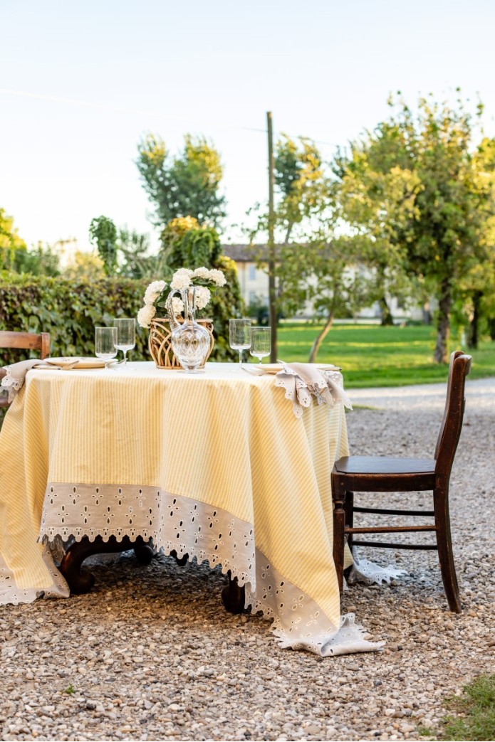 Nappe en coton Amalfi enduit 2