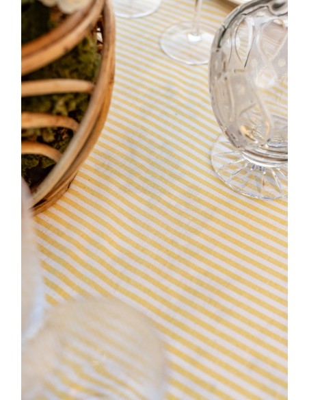 Nappe en coton Amalfi enduit