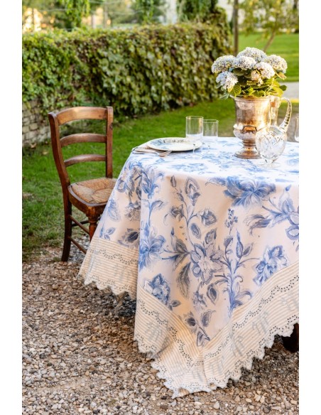 Eden Stain-Free Cotton Tablecloth