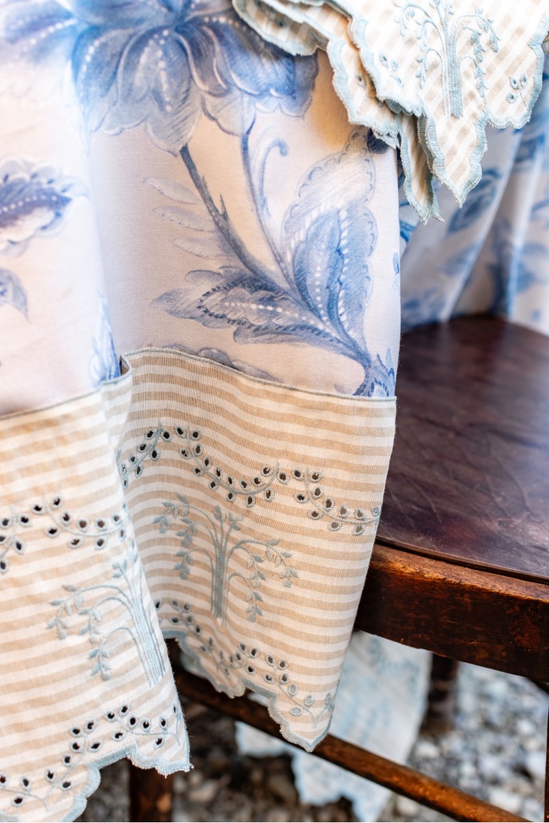 Eden Stain-Free Cotton Tablecloth