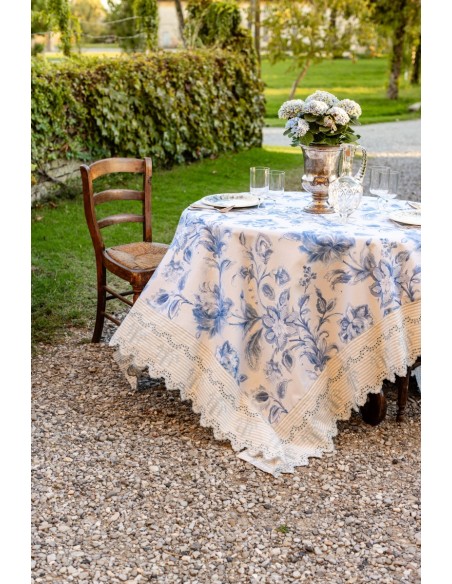 Eden Stain-Free Cotton Tablecloth