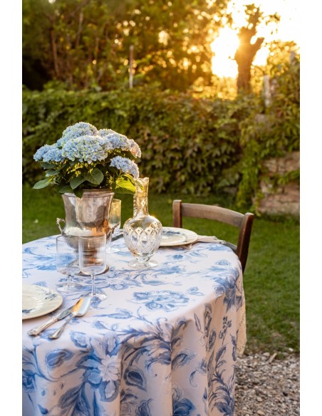 Eden Stain-Free Cotton Tablecloth