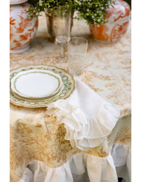 Nappe Gitane en coton enduit