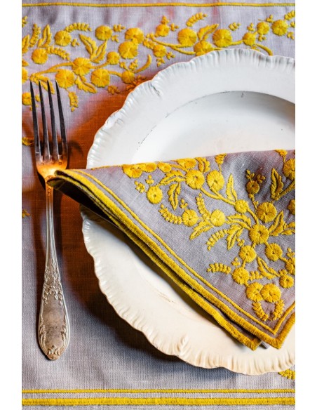 Serviette de table en lin Venaria