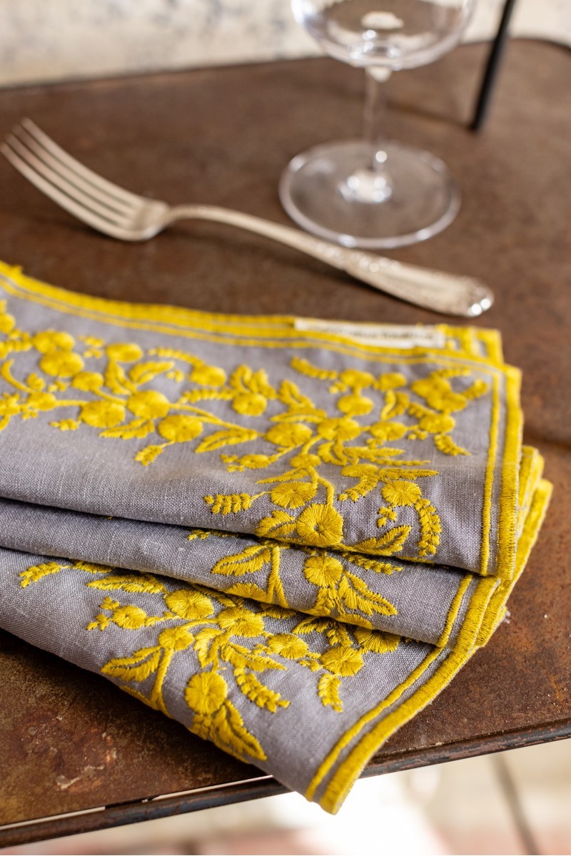 Serviette de table en lin Venaria