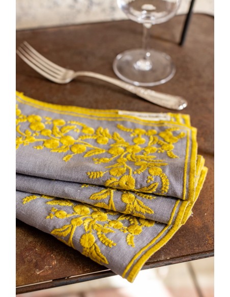 Serviette de table en lin Venaria