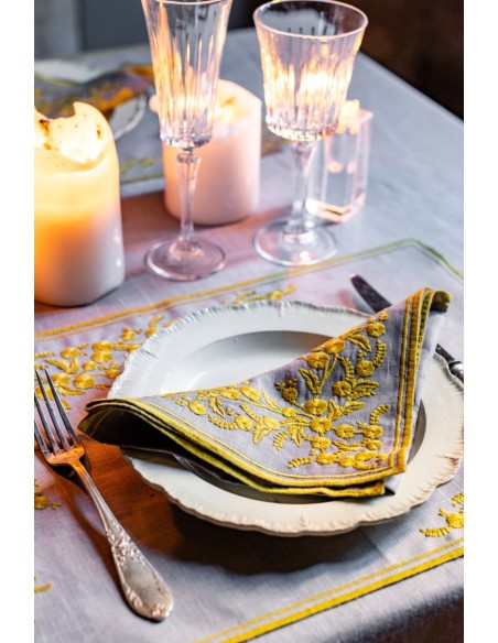 Serviette de table en lin Venaria