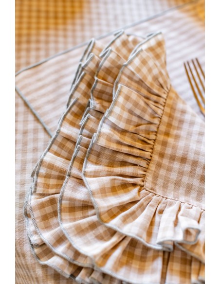 Serviette de table en coton Gitane