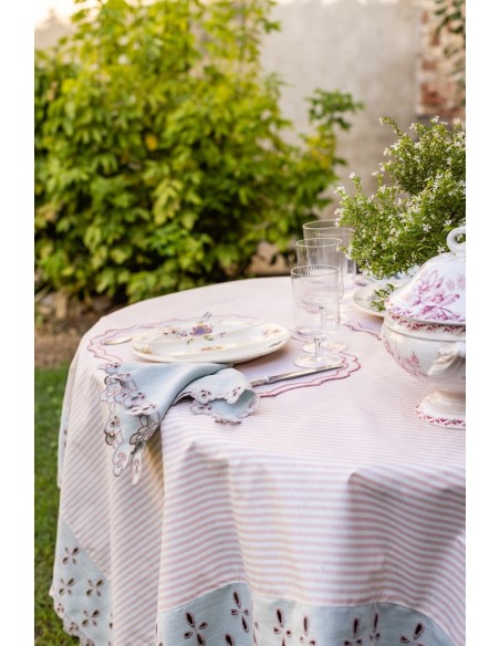 Nappe en coton Amalfi enduit