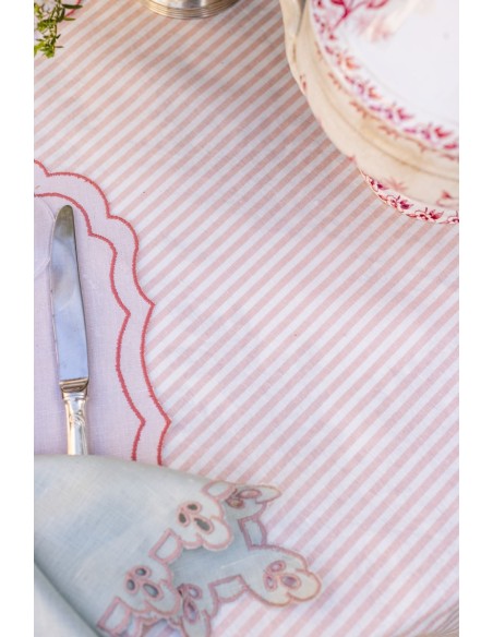 Nappe en coton Amalfi enduit