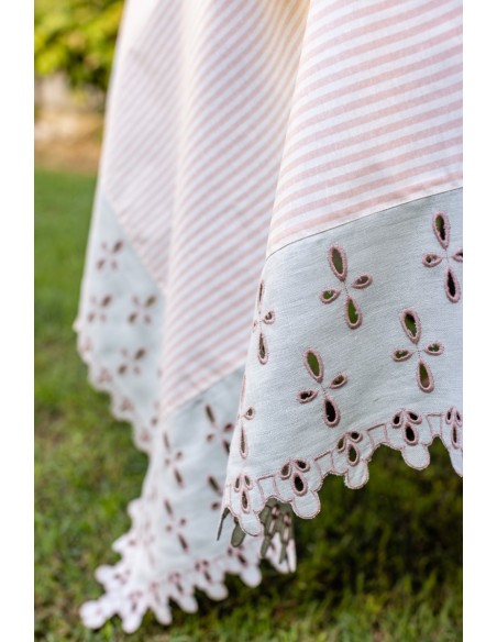 Nappe en coton Amalfi enduit