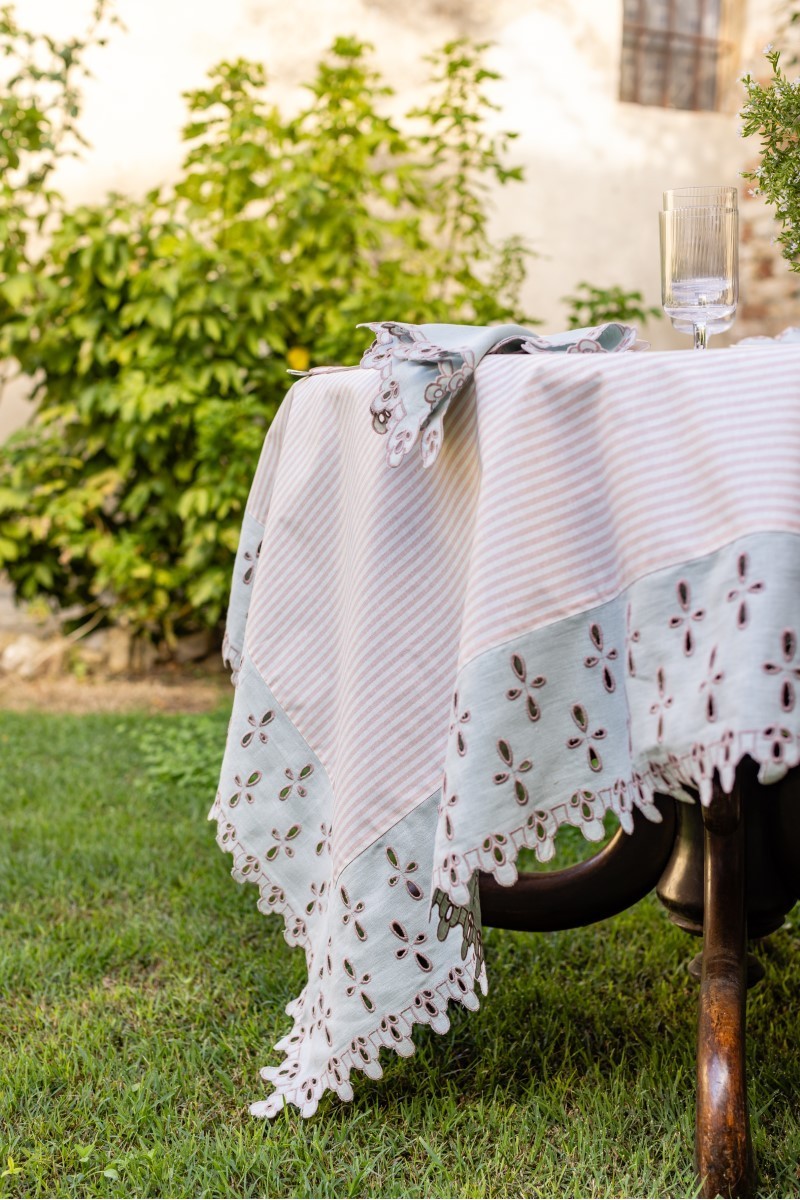 Nappe en coton Amalfi enduit