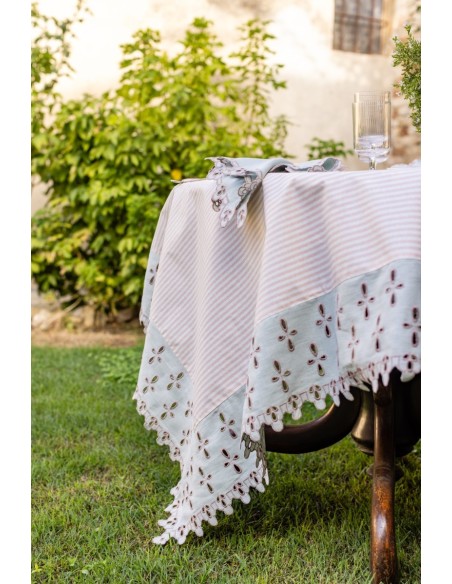 Nappe en coton Amalfi enduit
