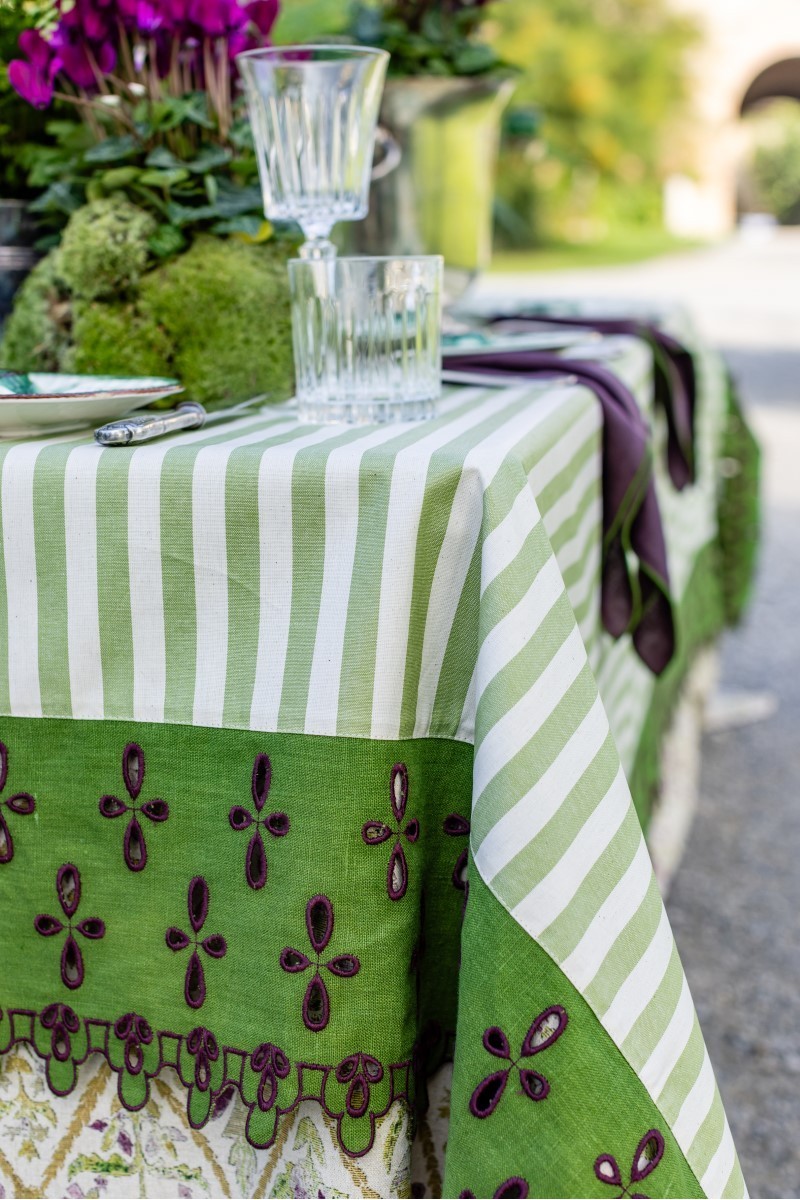 Nappe en coton Amalfi enduit