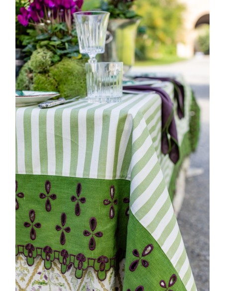 Nappe en coton Amalfi enduit