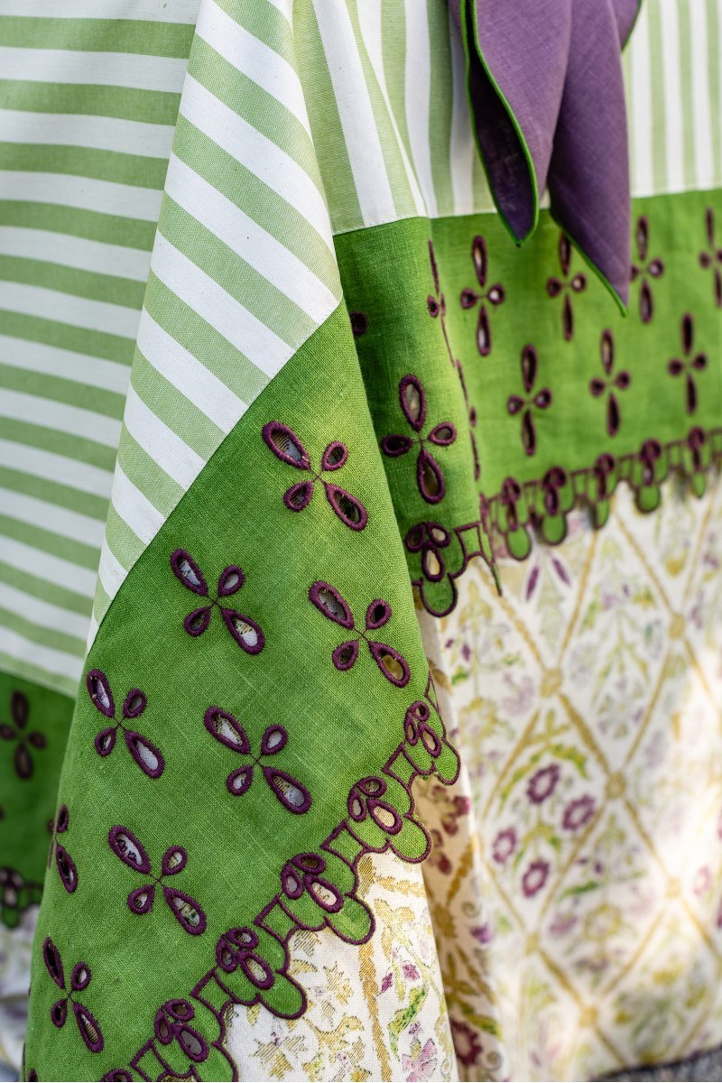 Nappe en coton Amalfi enduit