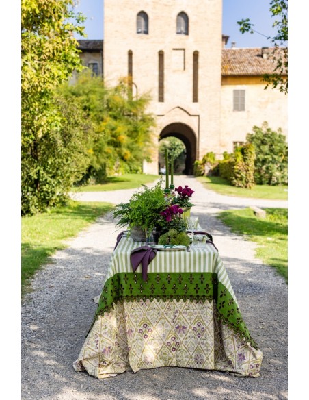 Nappe en coton Amalfi enduit