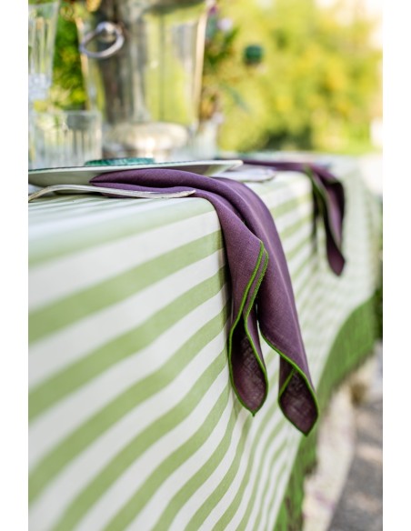 Nappe en coton Amalfi enduit