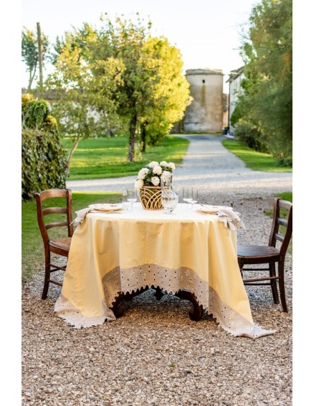 Amalfi Cotton Tablecloth