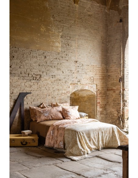 Couvre-lit en coton à franges