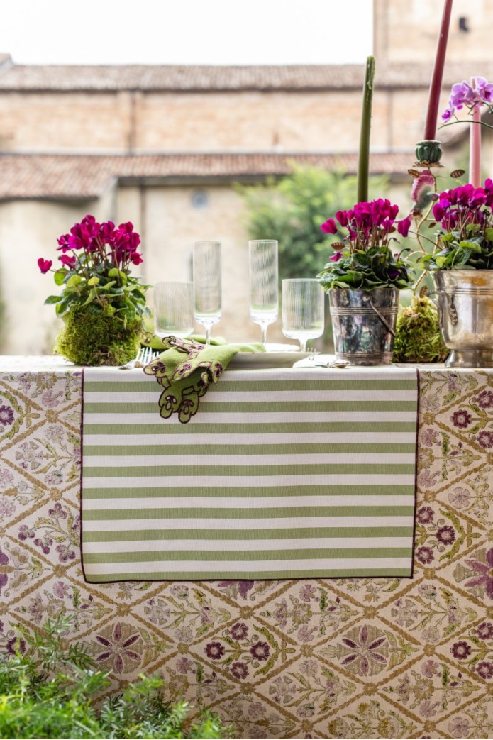 Chemin de table Filo en coton 