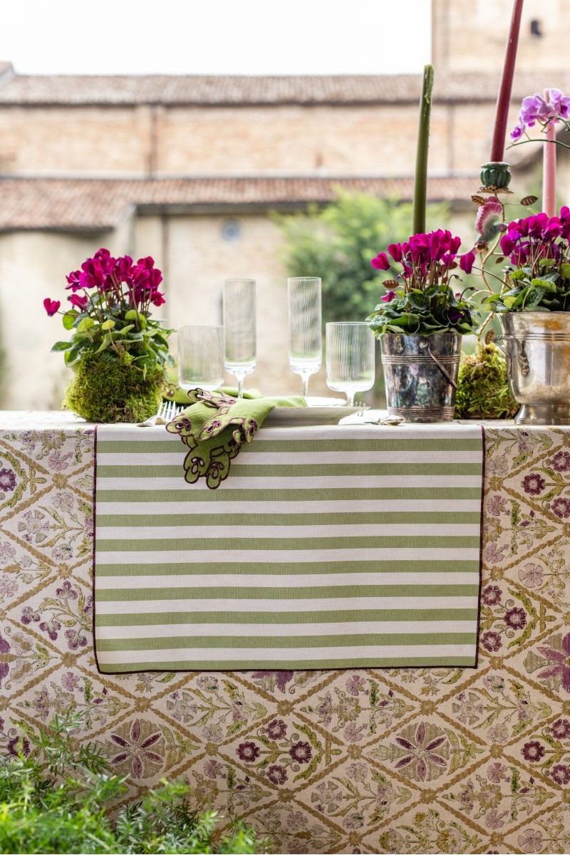 Chemin de table Filo en coton 