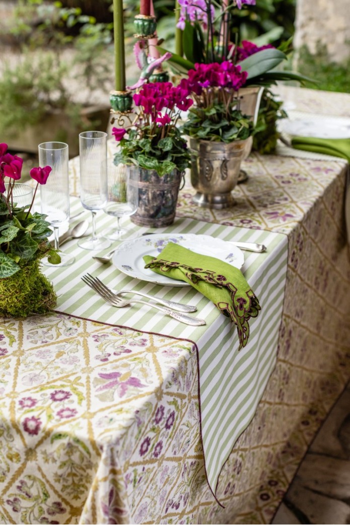 Chemin de table Filo en coton  2